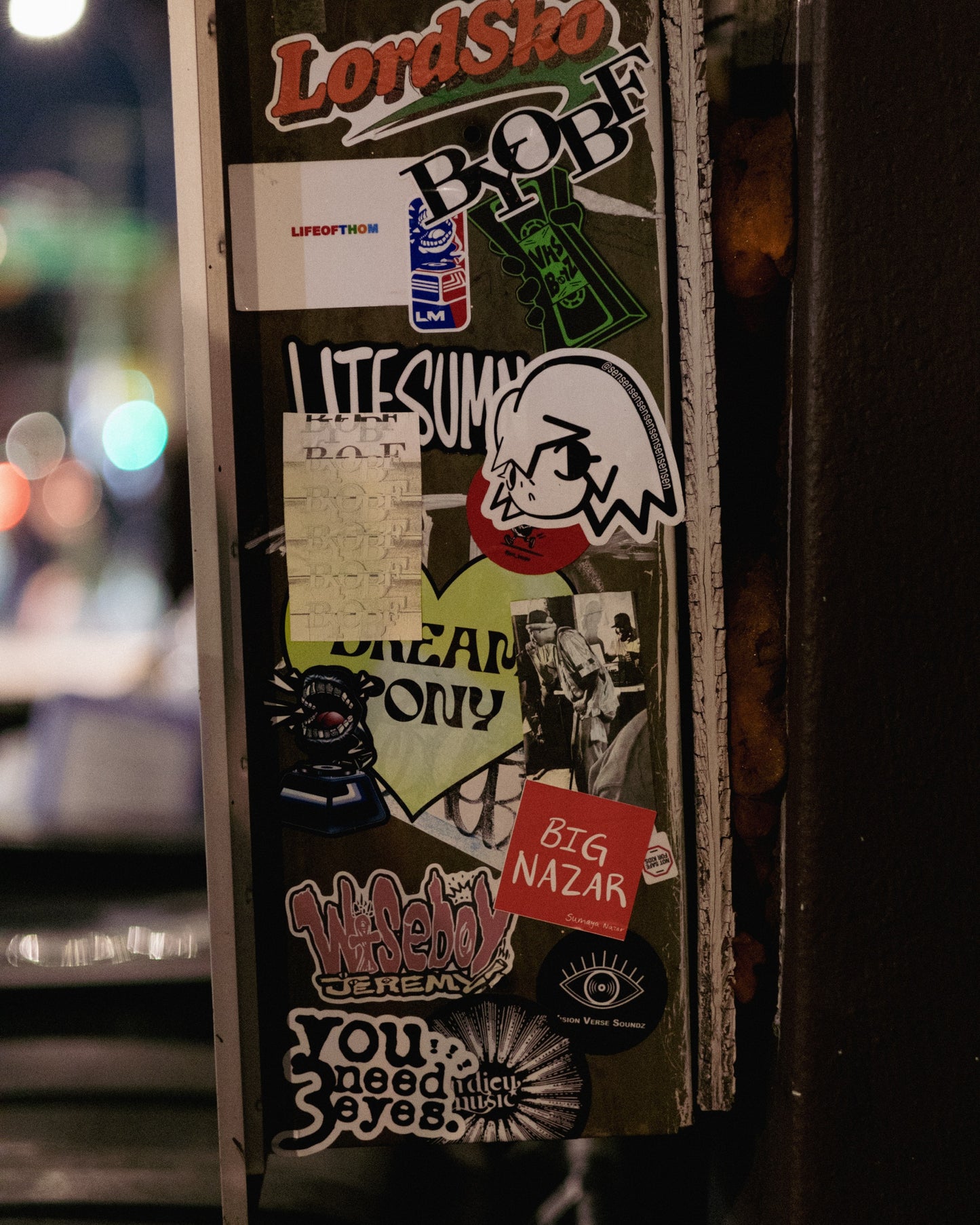 "You Need 3 Eyes" Matte Sticker